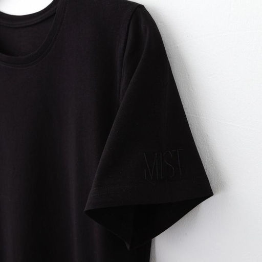 Футболка женская MIST basic, размер 40-42, чёрная