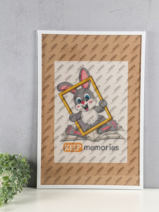 Фоторамка для фото 40×60 см «Премиум», пластик, белый