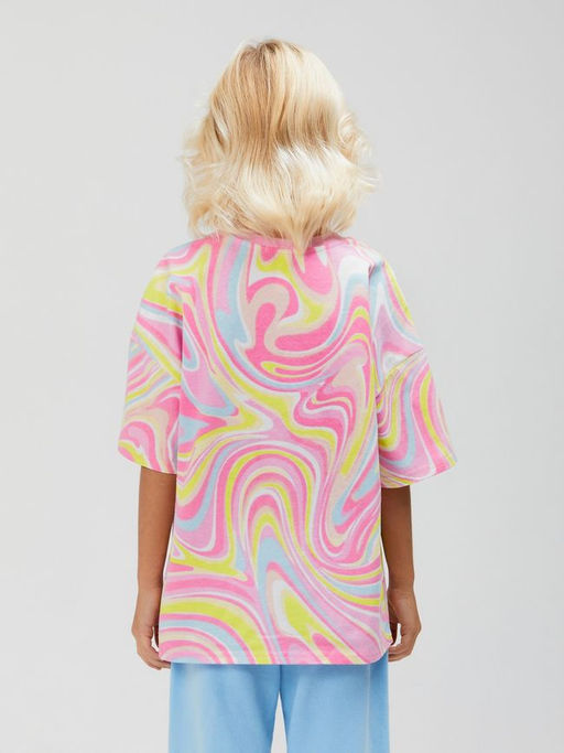 20230510007, Футболка детская для девочек Rind набивка - Acoola фото 4