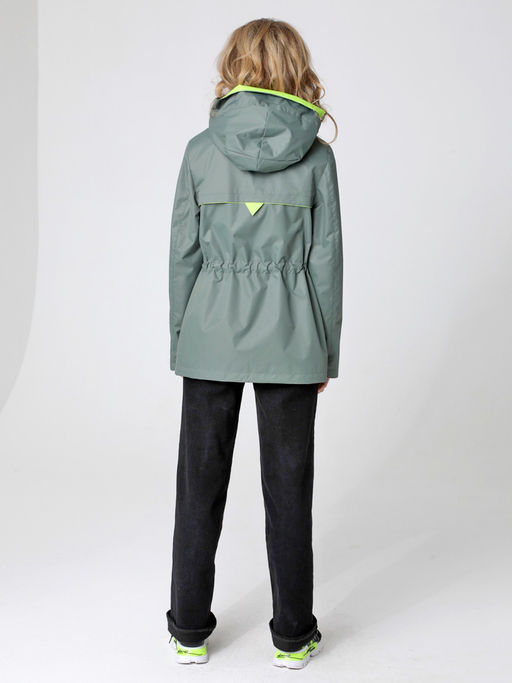24142 Ветровка серо-зеленый - Dizzyway фото 3