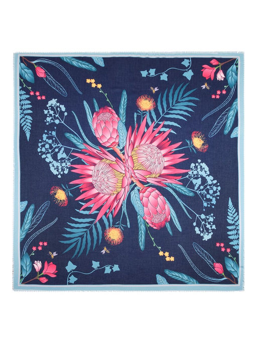 Платок жен. виск+шерсть 130х130 LG33-946-12 - Labbra фото 2