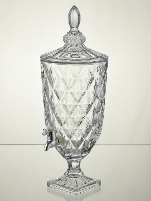 Диспенсер стеклянный на ножке "Круиз" 20х55 см, прозрачный