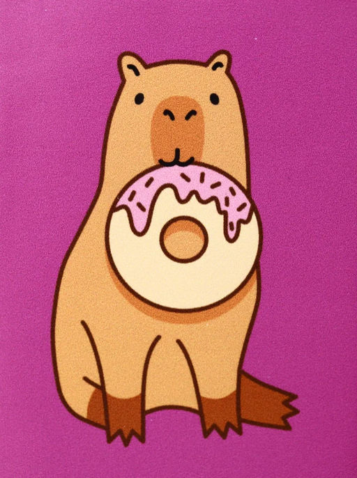 Держатель для карт Capybara donut (6,5 х 10,4 см)