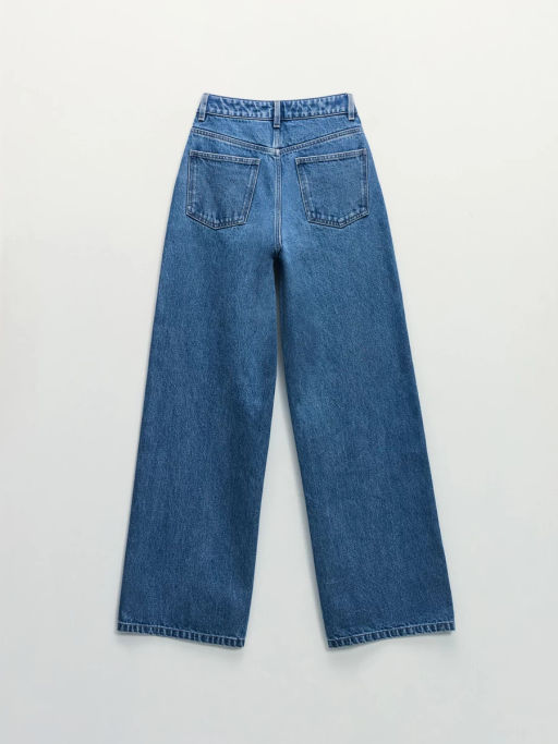 Джинсы wide leg с высокой посадкой / Zarina