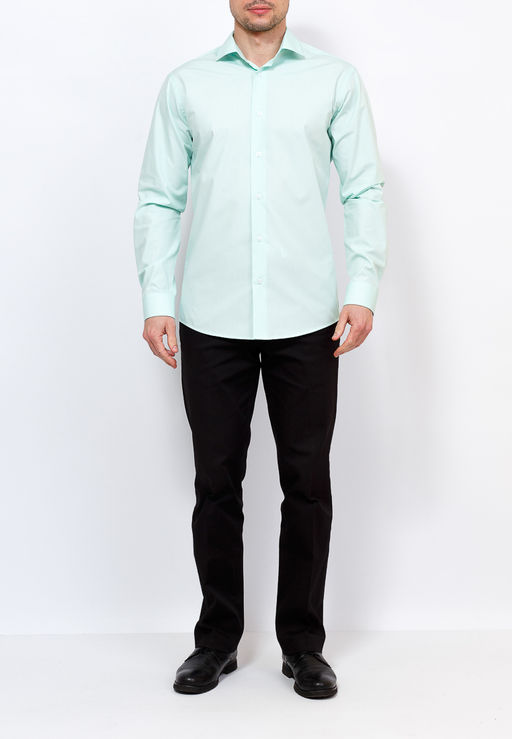 Сорочка мужская длинный рукав GREG 410/139/FR MINT/Z  фото 7