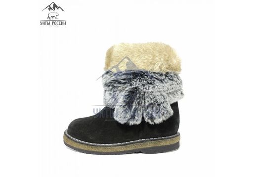 Унты Детские, заяц, войлочная подошва