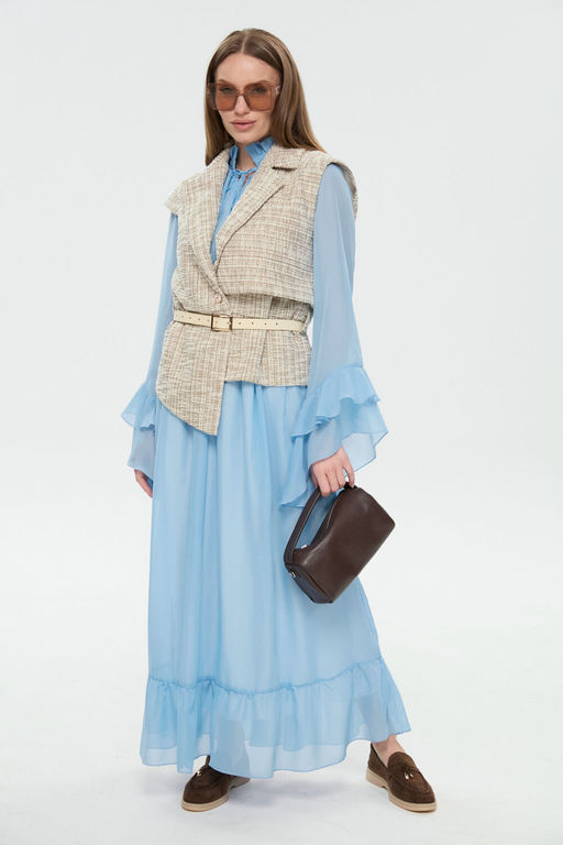 Костюм NIKVA н1040-1 небесный и песочный