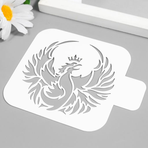 Трафарет для творчества «Феникс», для тату, 9×9 см