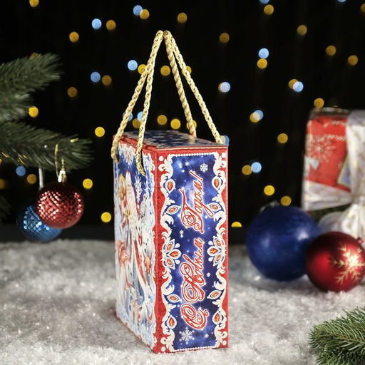 Цена за 5 шт. Подарочная коробка Сувенирный в красном, 16,5 х 7,9 х 20,8 см - Simaland фото 3