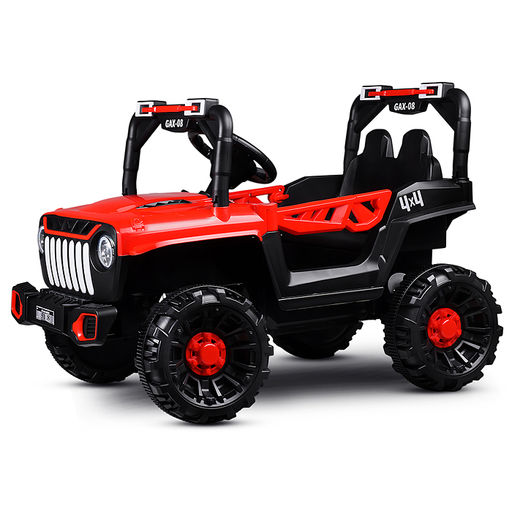Электромобиль детский "Джип" (цвет красный)