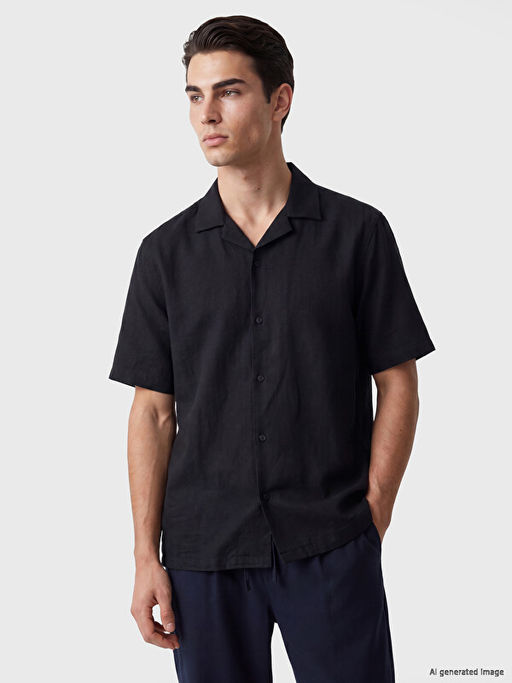 Regular Fit Dokulu Erkek G?mlek