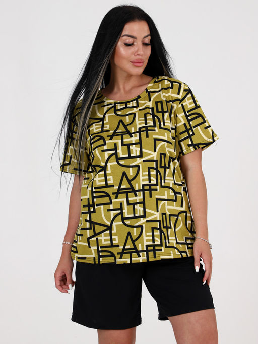 166 шорты пижама (Хаки) - А-дина фото 4