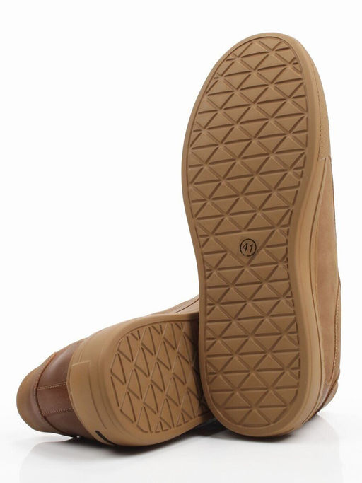 05-N52567-20 LT. BROWN Полуботинки демисезонные мужские (натуральная кожа (нубук)) - Фабричный китай фото 13