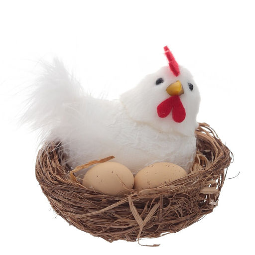 Изделие декоративное Гнездо пасхальное, L8 W7 H8 см, 2в. - Remeco фото 2