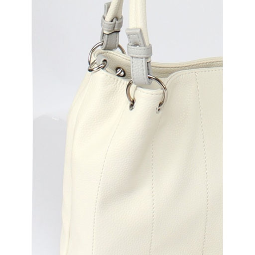 Сумка женская искусственная кожа ADEL-319, 1 отд, плечевой ремень, бежевый/серый флотер 259114 - Adelia фото 4