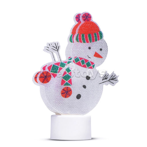 Свеча декоративная Новогодняя сказка - Снеговичок фото 4