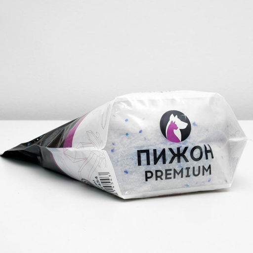 Наполнитель силикагелевый Пижон Premium Crystal, колотый, 4 л  фото 3