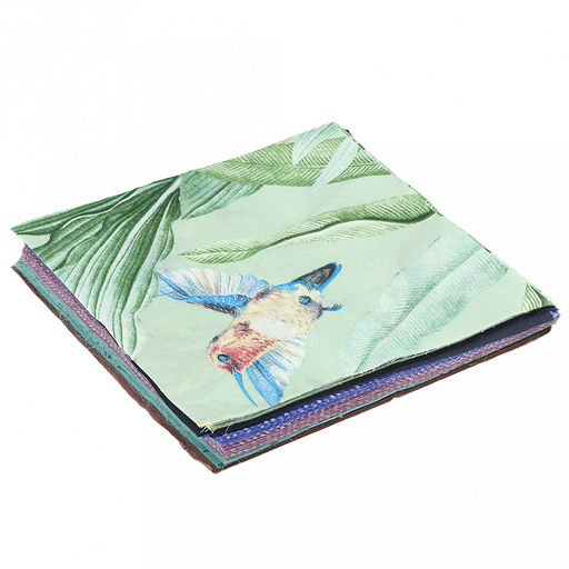 Салфетка техническая "Лоскут ткани ассорти", 30х30(+-2)см, поплин 115г/м2 (хлопок 100%), 100 штук, "Домашняя мода" (Россия)