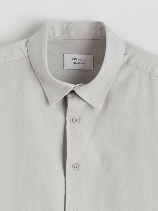 Regular Fit Uzun Kollu Gabardin Erkek G?mlek