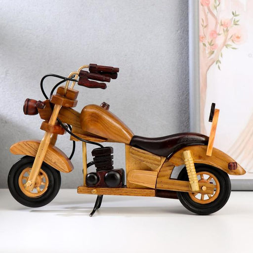 Фигурка дерево «Модель мотоцикла», 14×23.5×5 см, МИКС