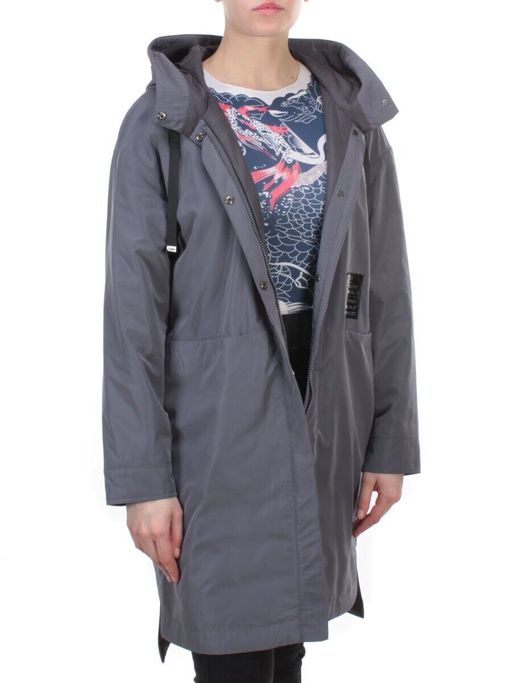 2190 DK. GREY Куртка демисезонная женская Parten (50 гр. синтепон) - Fashion фото 6