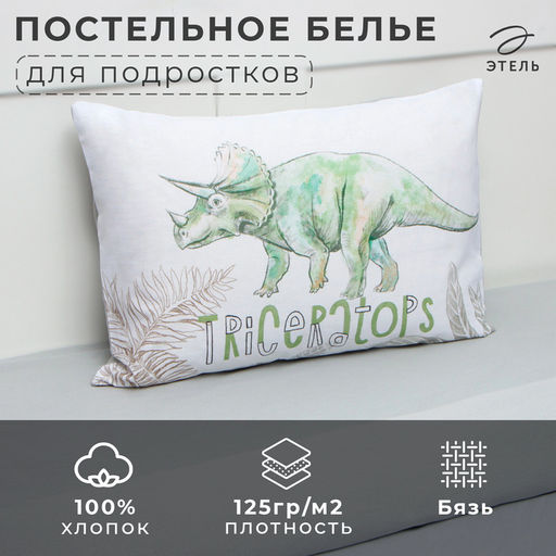 Постельное бельё 1.5-спальное «Этель. Dino world», бязь