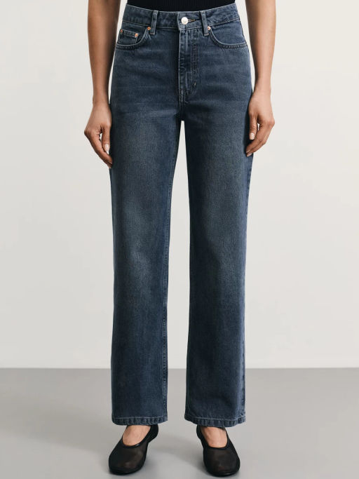 Джинсы straight с высокой посадкой / Zarina  фото 2