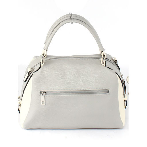 Сумка женская искусственная кожа ADEL-118/1в/MM, 1отд, плечевой ремень, серый св/беж св флотер 259060 - Adelia фото 2
