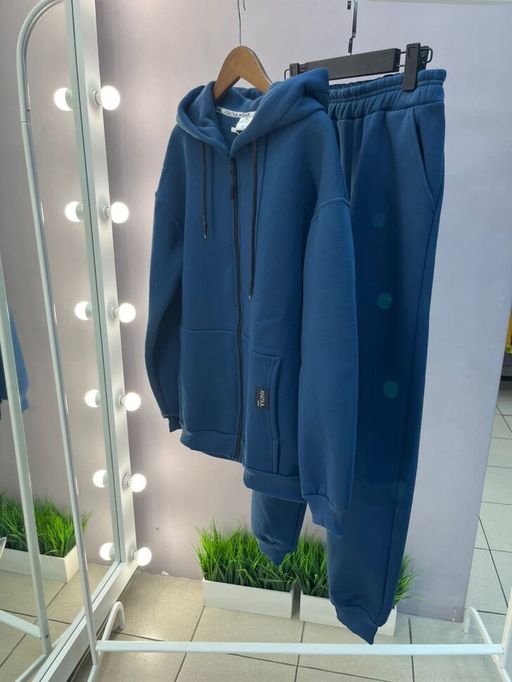 Утепленный костюм мужской футер 3-нитка петля качество пенье - Knitka wear фото 2