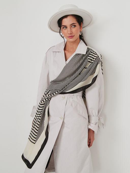 Большой, мягкий, тонкий и очень нежный двусторонний палантин - Tantino фото 6