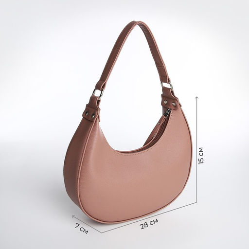 Сумка женская TEXTURA, багет, маленький размер, цвет коричневый  фото 2