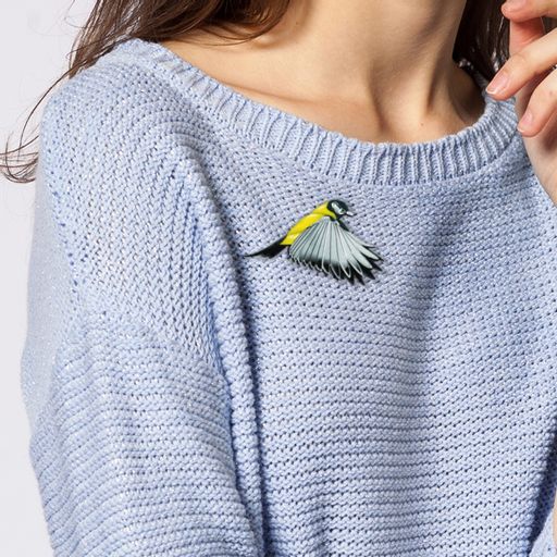 Брошь Звонкий голосок - Orgalica фото 4