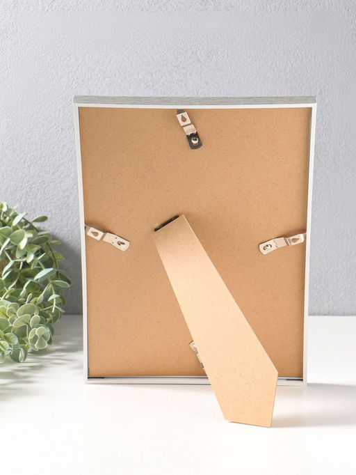 Фоторамка для фото формат А4 «Современная классика», пластик, серый и белый, 26×20.8×1.5 см