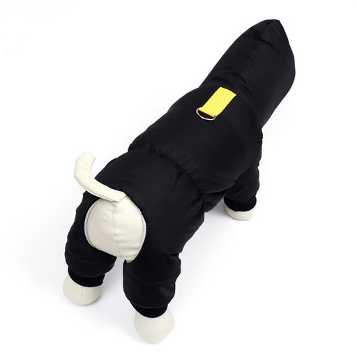 Комбинезон для животных, зимний на флисе, 2XL(ДС 34-36 см, ОГ 50-52 см, ОШ 34 см), чёрный - Simaland фото 5