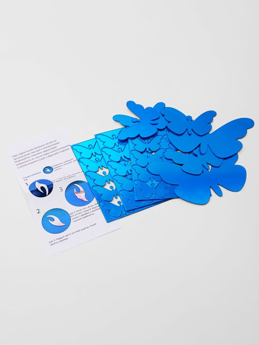 Наклейки интерьерные Бабочки, зеркальные, декор на стену, набор 36 шт. - Take it easy фото 7