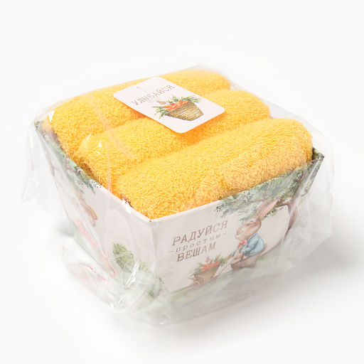 Набор полотенец Этель Радуйся простым вещам 35х50 см - 3 шт, 100% хл, , махра 340 г/м2  фото 15