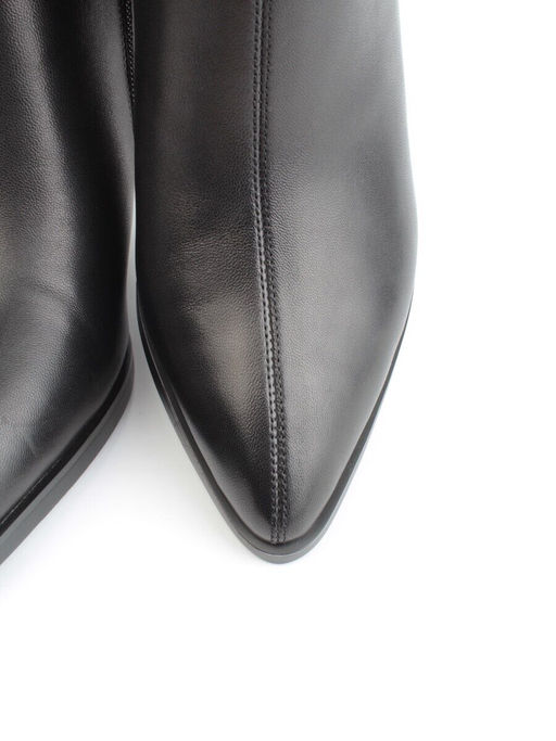 04-M3-L835 BLACK Ботильоны зимние женские (натуральная кожа, натуральный мех) - Фабричный китай фото 10
