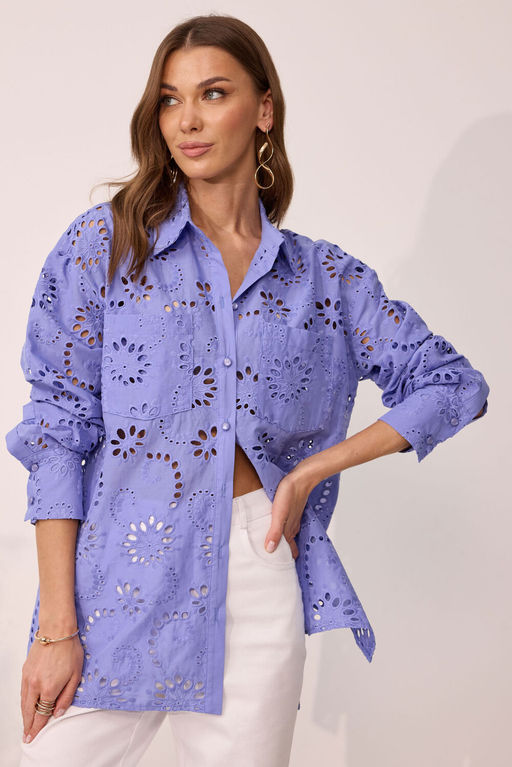 Блуза LYUSHe 4050 лаванда  фото 2