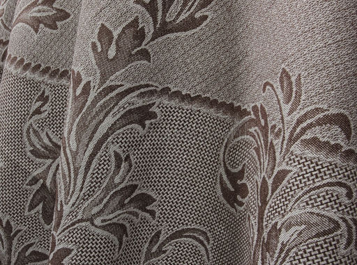 07с24- ЯК Скатерть 170*320 "Овальная" цв. коричневый