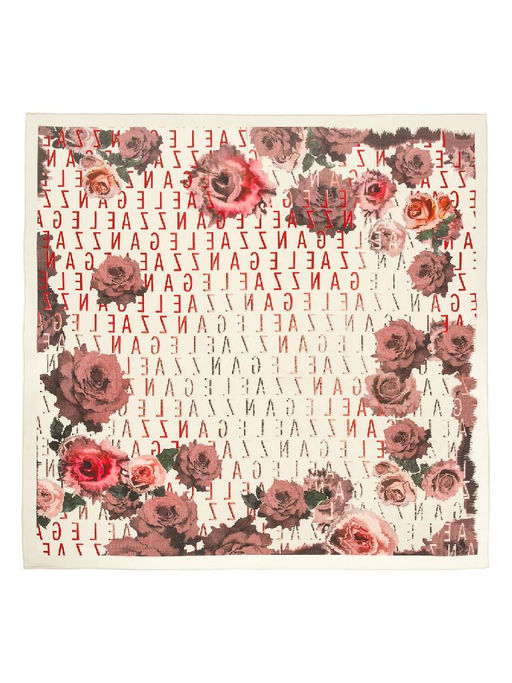 Платок жен. шерсть+шелк 105х105 JG43-8415-07 - Eleganzza фото 3