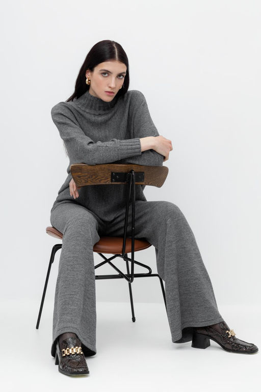 ЕВ 30140/24ш/тем.серый меланж джемпер жен