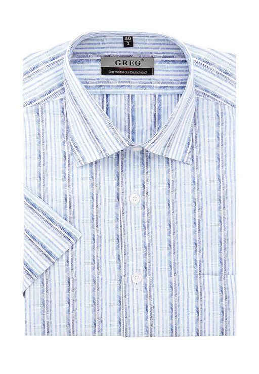 Сорочка мужская короткий рукав GREG Gb123/309/55/ZV фото 8