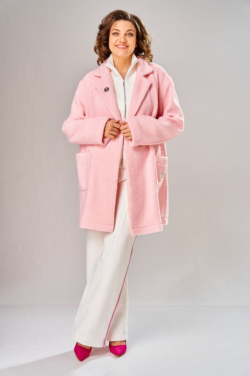 Пальто VN Fashion 1140 розовый