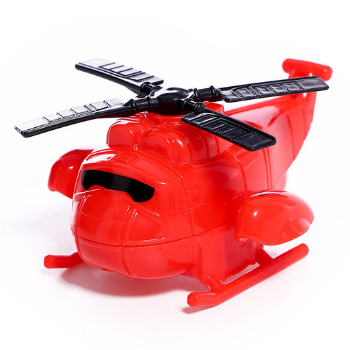 Набор машин «Пожарная», 4 машинки и вертолёт, инерция