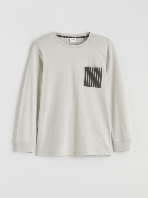 Bisiklet Yaka Erkek ?ocuk Pijama Tak?m?