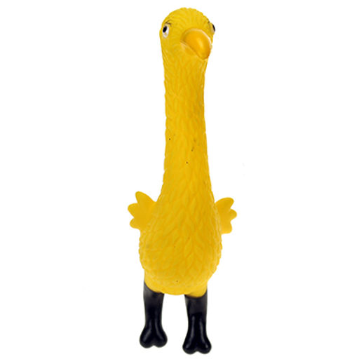 Игрушка для собаки Уточка 21,5х7см, резиновая, с пищалкой, цвета микс (Китай) - Pet toys фото 2