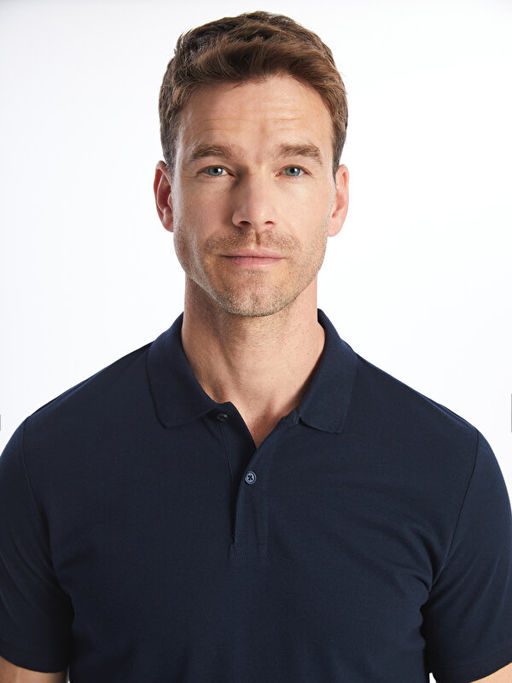 Polo Yaka K?sa Kollu Pike Erkek Ti??rt