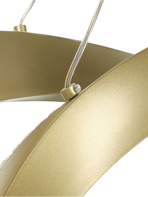 Люстра Ella 174 Вт LED 3000-6000К медь Ø40+60+80×150 см
