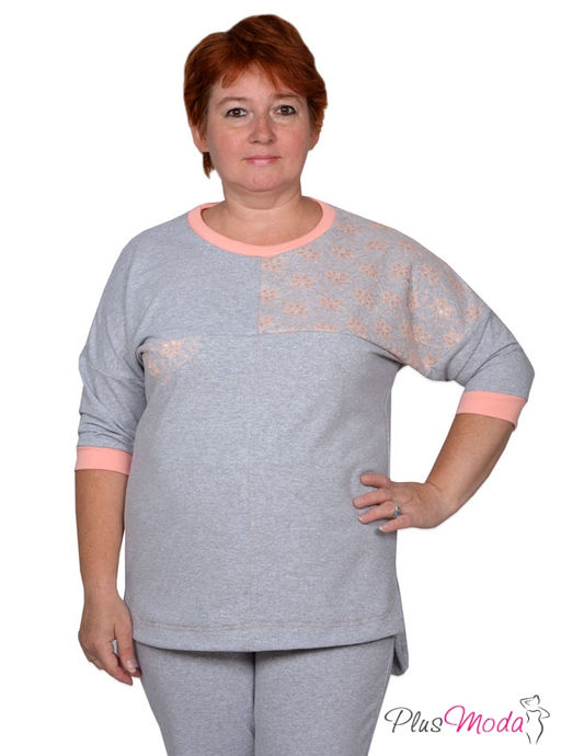 Костюм спортивный Модель №133 размеры 50-72 - Plusmoda фото 2