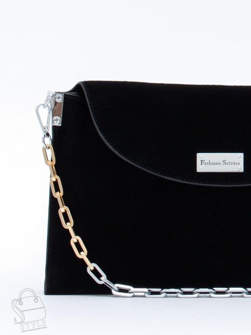 Сумка женская кожаная 98214-3MSS black Velina Fabbiano-Safenta в Новосибирске